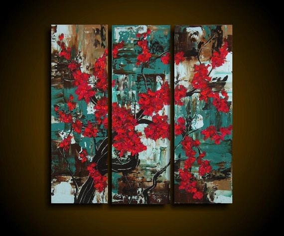 Abstract Painting. Large. Asian Painting. Modern by therawcanvas