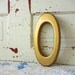 Gold Wall Letter O
