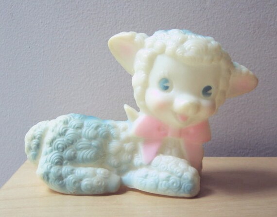 lamb squeaky toy