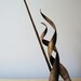 vintage eames era modernist metal sculpture