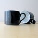 navy blue dansk bistro Ceylon coffee cups