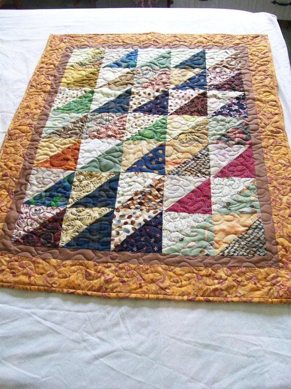 Half Square Triangle Table Runner