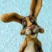 Rabbit Dish Ceramic Sculpture