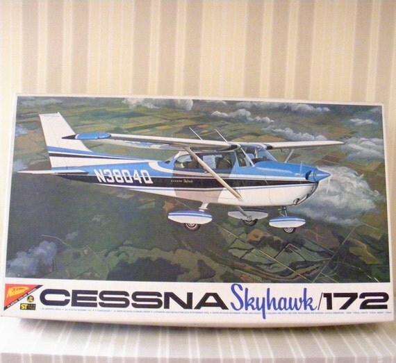 Items similar to 1970s Nichimo Cessna Skyhawk 172 Scale 1\/20 Large ...