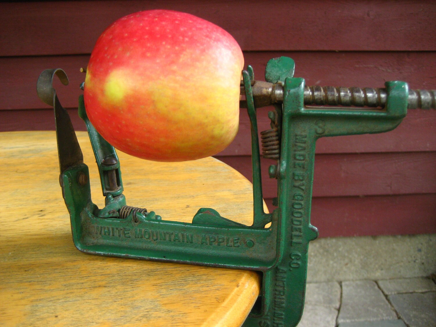 antique apple peeler