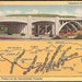 Pennsylvania Turnpike Vintage Linen Postcard - New Stanton Viaduct with Map of Turnpike
