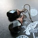 Black Onyx Earrings, Handmade. Deidre's Dark Desires.