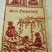 Antique/Vintage Red and White Signed Sampler, Ann Pickford, Children on Teeter Totter