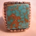 Mens Handmade Turquoise .925 Silver Ring