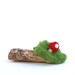 Driftwood Toadstool Display, needle felted woodland moss on genuine driftwood, unique and nature inspired home decor