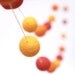 CUSTOM ORDER - for Lisa - 4ft Garland (orange, red and yellow)