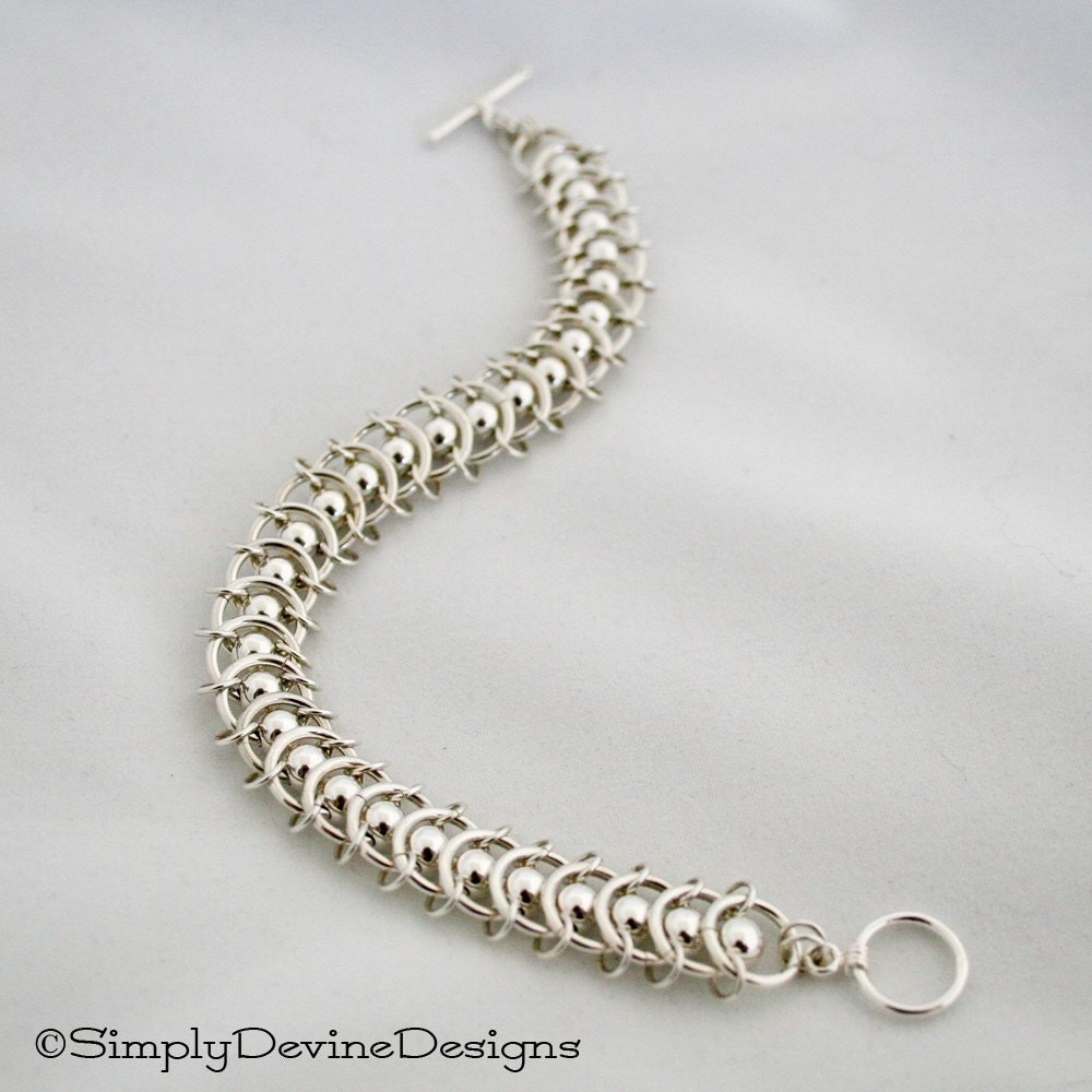 Centipede Chain Mail Bracelet Tutorial