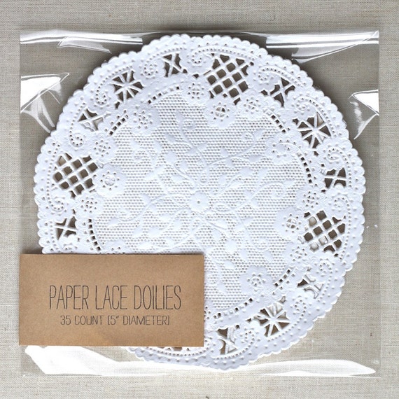 35 5 Paper Lace Doilies