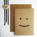 Happy emoticon card