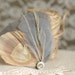 Feather Hairpiece, Peacock Hair Accessory, Feather Fascinator PLATINUM - Grey and Ivory - boho, bohemian, rustic, natural