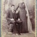 RESERVED FOR Ashley Nicole Victorian Bride and Groom Wedding Photo Cabinet Card