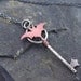 Silver Bat Hallloween Key - Copper and silver Free shipping