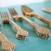 Vintage Gold Rogers Stainless Flatware