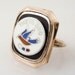 SUPER SALE ---- Size 5.25 Theta Rho 10K and Sterling Vintage Chapter Ring