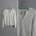 r e s e r v e d . s a l e . vintage '80s SOFT, FUZZY & COZY white sweater. size s.