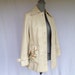 1970's cream Jacket Womens Coat medium-SALE