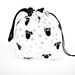 Sock Knitting Project Bag Hexipuff Small Wip Bag Crochet Supplies - Suzybee Lewe Fluffy Sheep