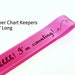 NEW Extra Large Pattern Magnet - Landsape Chart Pattern Keeper Magnet Bookmark 12" Long - Knitting Crochet Supplies - Shh I'm Counting