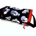 Medium Knitting Project Bag Crochet Drawstring Tote WIP Bag - Knitting Sheep Do Ewe Knit