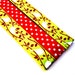 Pattern Magnet - Pattern Keeper Magnet Bookmark - Knitting Crochet Supplies - Set of 3 - Bird on Branch Red Dots