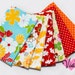 OOP Fresh as a Daisy : Summer Floral Strawberries Bright Quilt Cotton Robert Kaufman 7 FAT QUARTERS Bundle