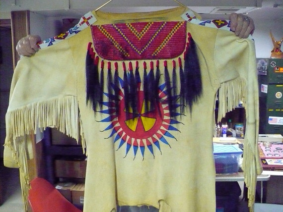 buckskin war shirt