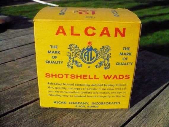 Alcan Shotshell Wads Box