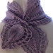 Scarf Knitting Pattern - Victorian Rose