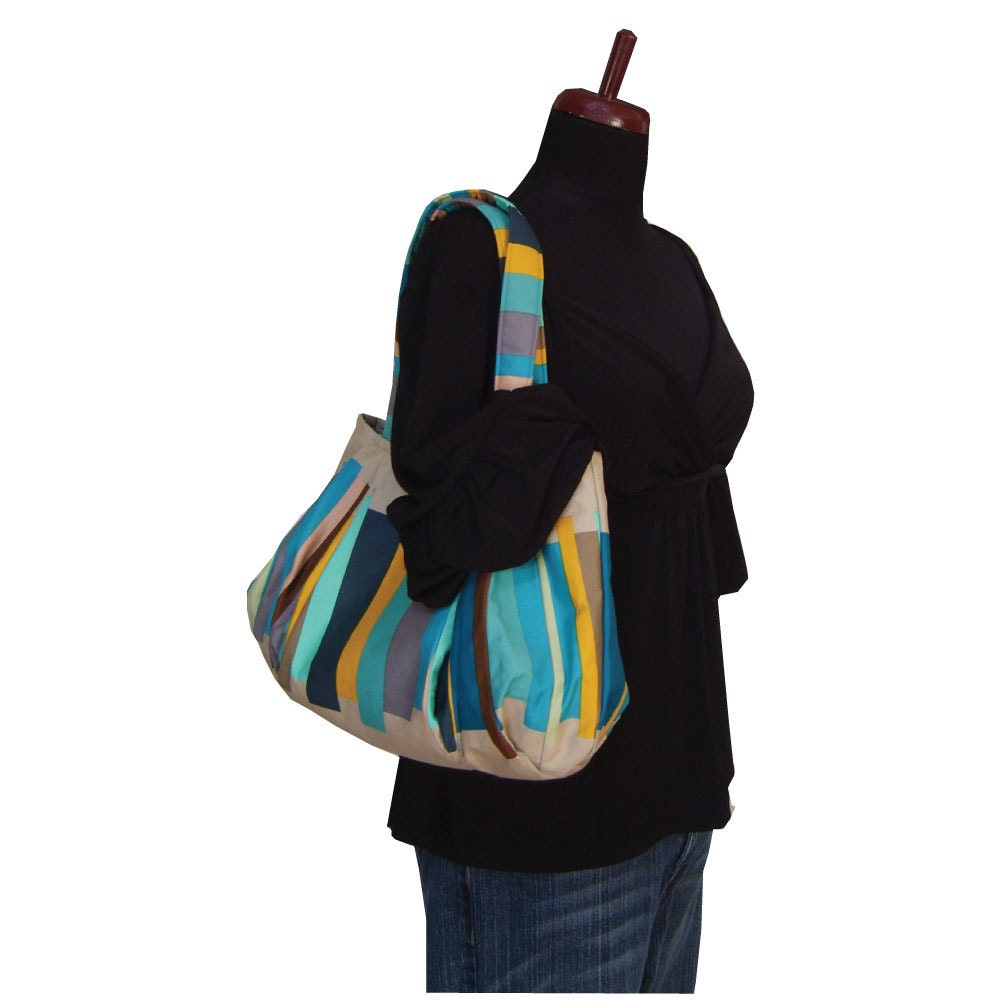 purse & shoulder bag zipper closure Small Hobo by jennjohn