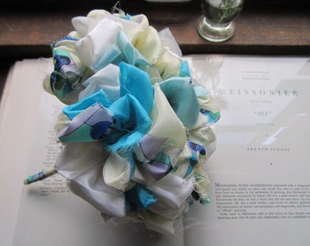 Vintage Fabric Wedding Bouquet