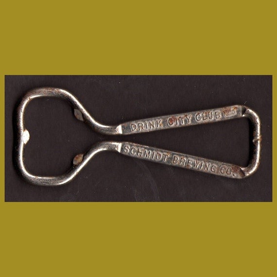 Vintage Bottle Opener Church Key Schmidt Brewing Beer