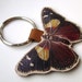 Beautiful Leather Butterfly Keychain