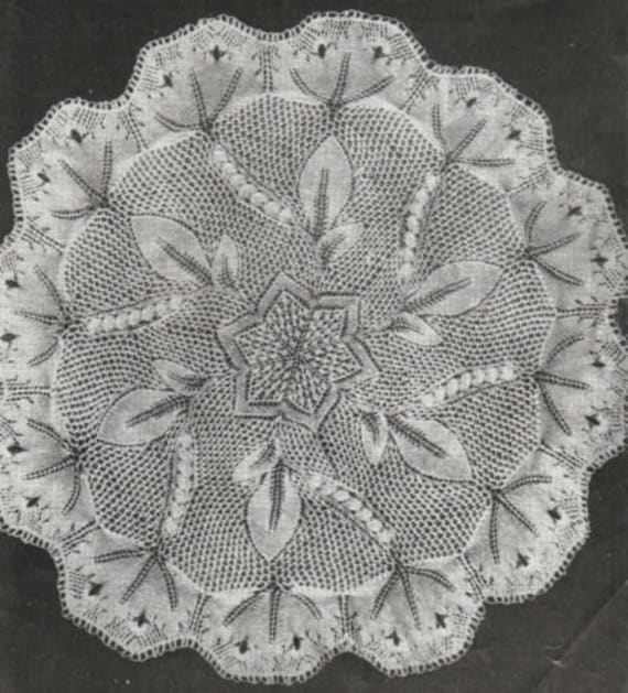 INSTANT DOWNLOAD-Vintage knitting pattern for pretty lace baby