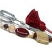 Scissor Fob Beaded Sewing Needlepoint Cross Stitch Quilting Earthy