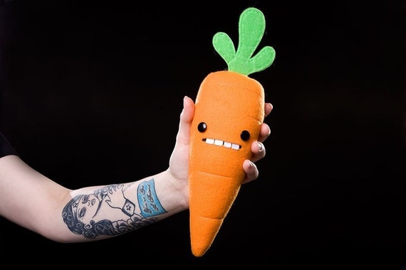 angry carrot plush