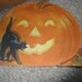 Sale,2 pumpkin DECORATIONS, Scary Cat(free) w/ purchase of Pumpkin, fantastic condition, Vintage Hallmark on one, USA made, LAST two