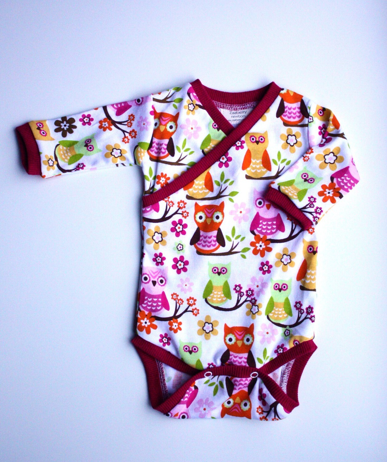 newborn kimono onesie
