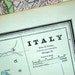 1888 Antique Map of Italy