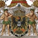 1894 Chromolithograph of the Kaiser's Crown and Coat of Arms