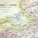 1868 Rare Hand-Coloured Antique Map of the Lower Estuary of the Forth