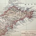 1895 Historical Original Map of Beijing, Zhili and Shandong Provinces, China