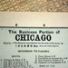 1889 Street Map of Chicago, Illinois