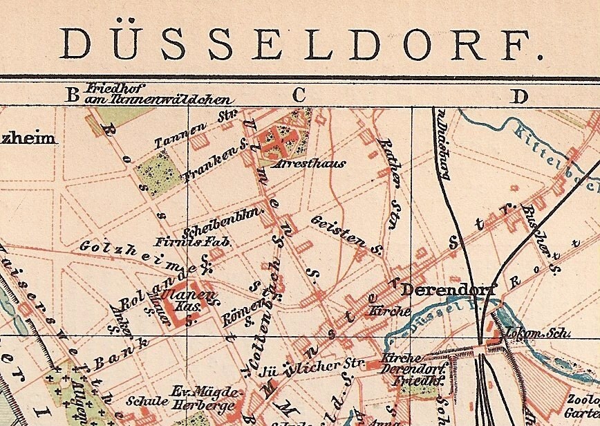 Street map Dusseldorf