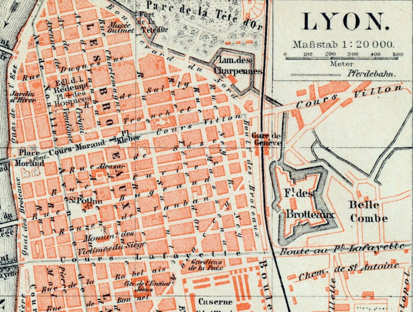 Vieux Lyon Map