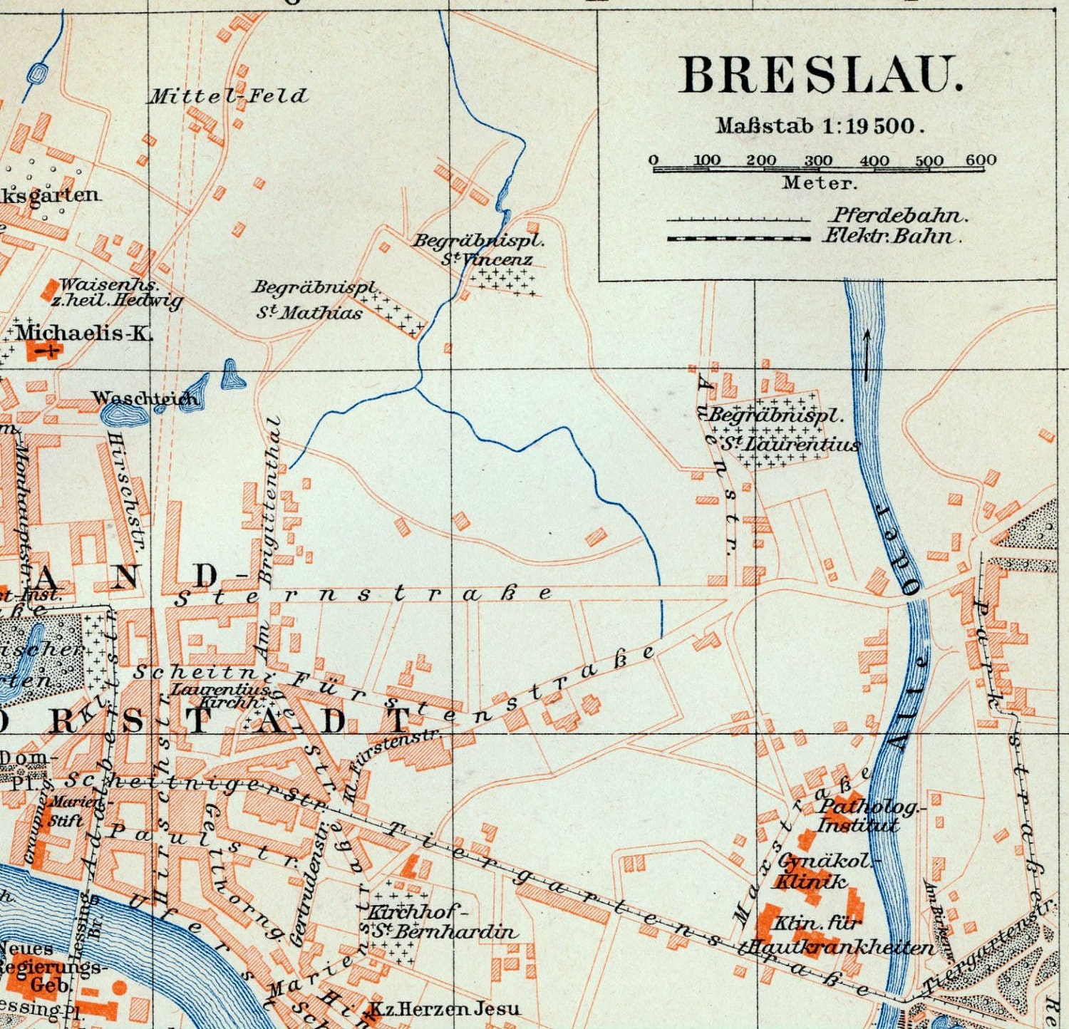 City map Wroclaw Poland CDR